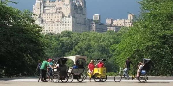 Pedicab Central Park Location