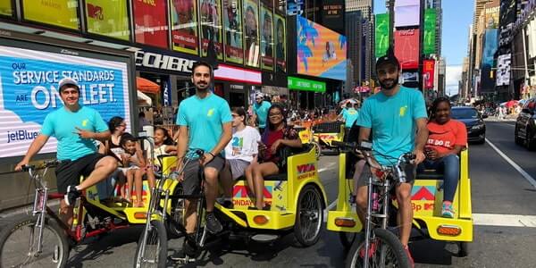 advertising pedicabs mtv