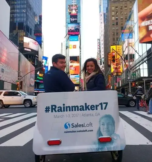 new york pedicab advertising salesloft