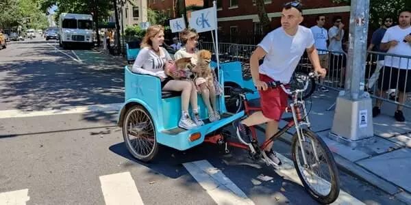NYC Pedicab Advertising Calvin Klein