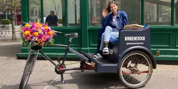 Pedicab Ad Birkenstock