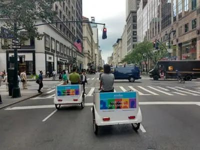 pedicab panel ads