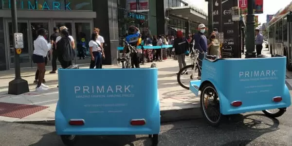 Philadelphia Pedicab Ad Primark
